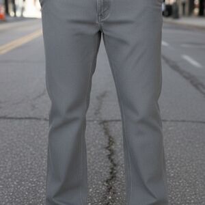 Carhartt Men's Slate Gray Straight Jeans 35x32